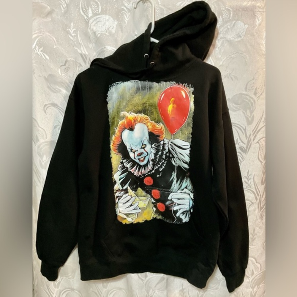 Landmark Activewear Black “IT” Graphic Hoodie